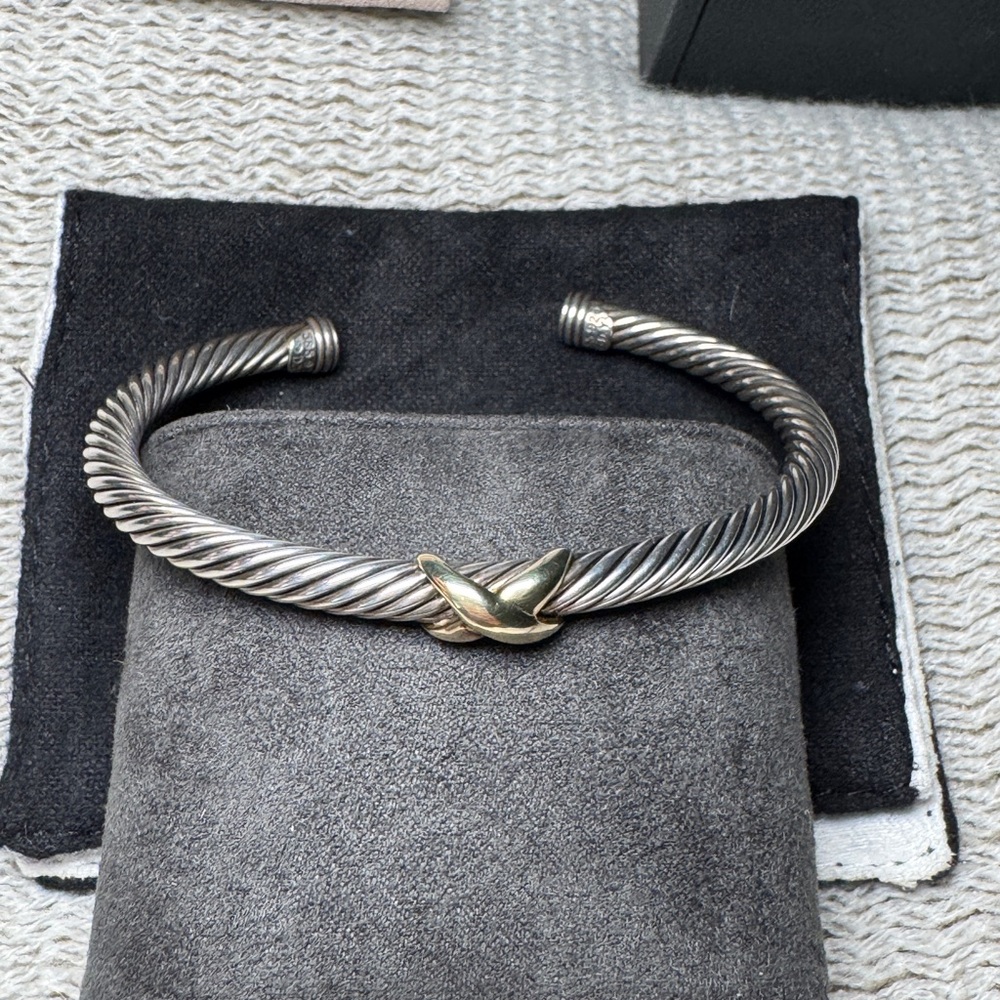 David Yurman Crossover Cable Bracelet 5mm Small - Picture 7 of 13